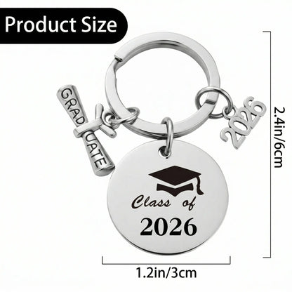 Graduation Gifts for Him Her Class of 2026 Graduation Keychain Grad Gifts Women Men Daughter Son High School College