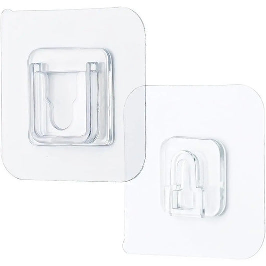 10/15 pairs Wall Hooks Hanger Double Sided Adhesive Suction Cup Sucker Kitchen Bathroom Wall Storage Holder Organizer