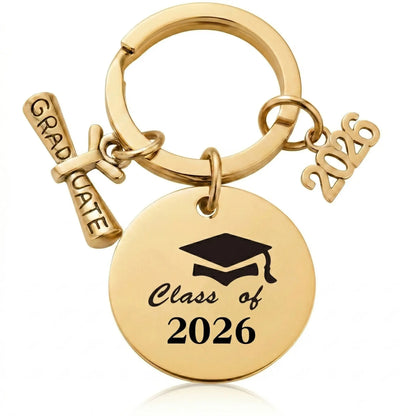 Graduation Gifts for Him Her Class of 2026 Graduation Keychain Grad Gifts Women Men Daughter Son High School College