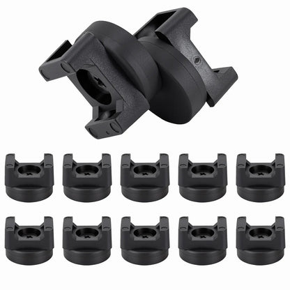 Heavy-Duty Magnetic Cable Tie Mounts, 22mm Magnetic Zip Tie Mount Bases, 22lbs Strong Magnetic Wire Holders and Cable Organizers for Home, Office, Marine, and Electrical Wire Management