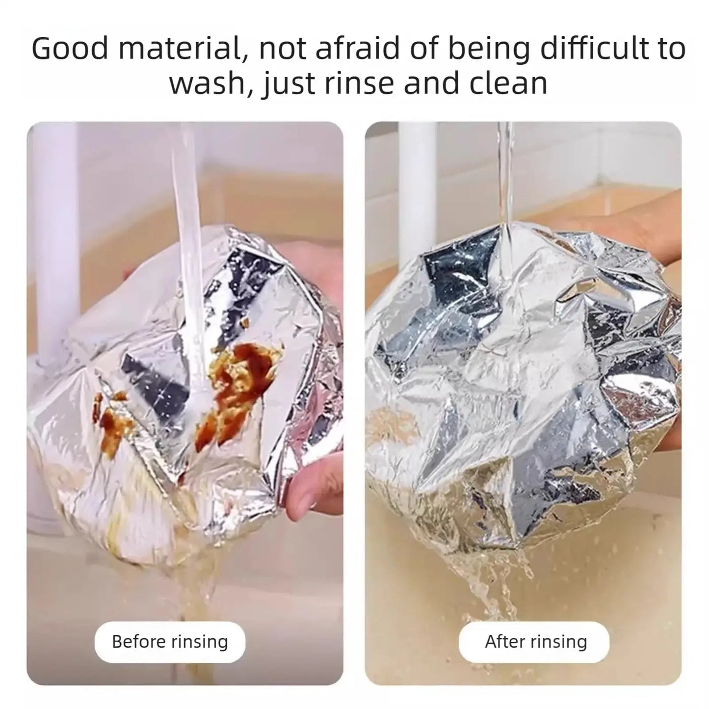Home dining table & food container aluminum foil heat-retaining cover, kitchen food insulation and freshness keeping, high-quality aluminum foil.